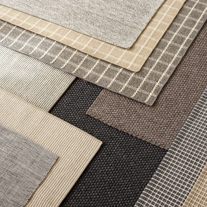 Dash and Albert Rugs Marled Flatweave Cotton Area Rug in Indigo/Gray